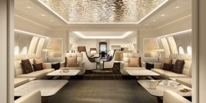 Nội thất sang chảnh của máy bay chặng dài nhất thế giới Boeing BBJ 777X