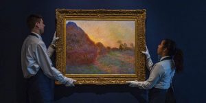 Mức giá kỷ lục hơn 110 triệu đô cho bức họa Haystacks của Claude Monet
