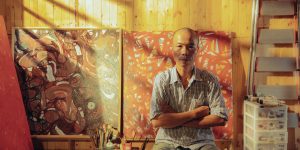 Họa sĩ Nguyễn Chí Long: Cái duyên với tranh Trừu tượng