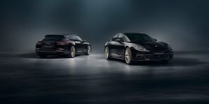 Porsche kỷ niệm 10 năm mẫu Panamera với phiên bản vàng trắng