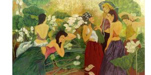 Họa sĩ Anh Hoa & Nét đẹp phụ nữ trong vườn hoa nghệ thuật