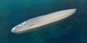 Siêu du thuyền Project L: Tuyệt tác đại dương dài 120m trong khuôn hình bầu dục nuột nà