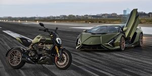 Chiêm ngưỡng mẫu siêu mô tô đặc biệt do Lamborghini và Ducati chế tạo