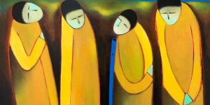 Người thổi sáo: Triển lãm cá nhân đầu tiên của nhà thơ Nguyễn Quang Thiều