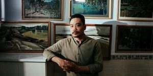 Họa sĩ Trần Quốc Giang & “Những tấm gương cảm xúc” trong loạt tranh phong cảnh vừa sáng tác