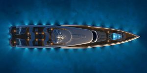 Choáng ngợp với ý tưởng chiếc siêu du thuyền Project Comète dài 83m