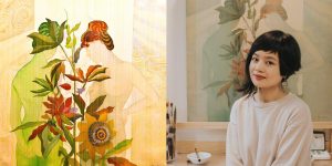 “Hương lụa” của Nguyễn Thu Hương: “Độ rung chất liệu và sự xúc động bề mặt”