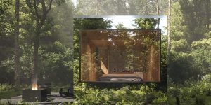 Arcana Mirrored Cabin: Kiến trúc khu nghỉ mát đến từ tương lai