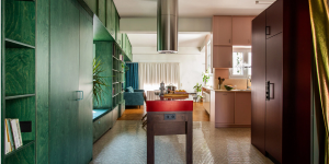 Bài toán kiến trúc: Dùng màu sắc để xác định các không gian chức năng khác nhau