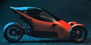 Johnny Trí Nguyễn đốt mắt các tay chơi với mô tô 3 bánh AE.1