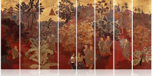 Giai điệu sơn mài truyền thống trong “Phong Cảnh Phnôm-Pênh” của Lê Quốc Lộc