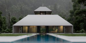 Biệt thự Gilak: Mô hình hình học bán mở trừu tượng và độc đáo