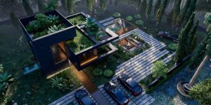 Hugging House: Một mảnh vườn trên mái