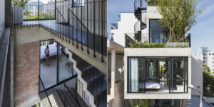 Bài toán kiến trúc: Nhà bê tông thông minh thoáng mát chốn đô thị