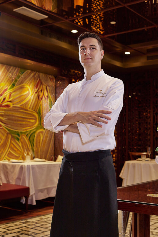 Bếp trưởng Matteo Fontana tại nhà hàng de vittorio saigon tại khách sạn the reverie saigon