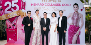 Hoa hậu Trần Tiểu Vy trở thành đại sứ thương hiệu Menard Collagen Gold