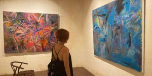 Triển lãm “Bước xuống cầu thang & tìm”: Hành trình của Bùi Chát