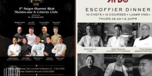 Dining Library News: Sôi động chuỗi sự kiện Escoffier Dinner, Saigon Gourmet Week, chef Hoàng Tùng tham dự “6-hands dinner” tại Bangkok và bữa tiệc âm nhạc – ẩm thực tại The BRIX