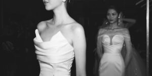 Lecia truyền tải đa sắc thái thanh lịch qua màn trình diễn kết hợp giữa thời trang cưới và hội họa