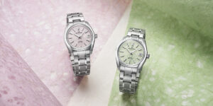 Grand Seiko Hi-Beat 36000 SBGH341G & SBGH343G: Sắc anh đào phủ kín dòng thời gian