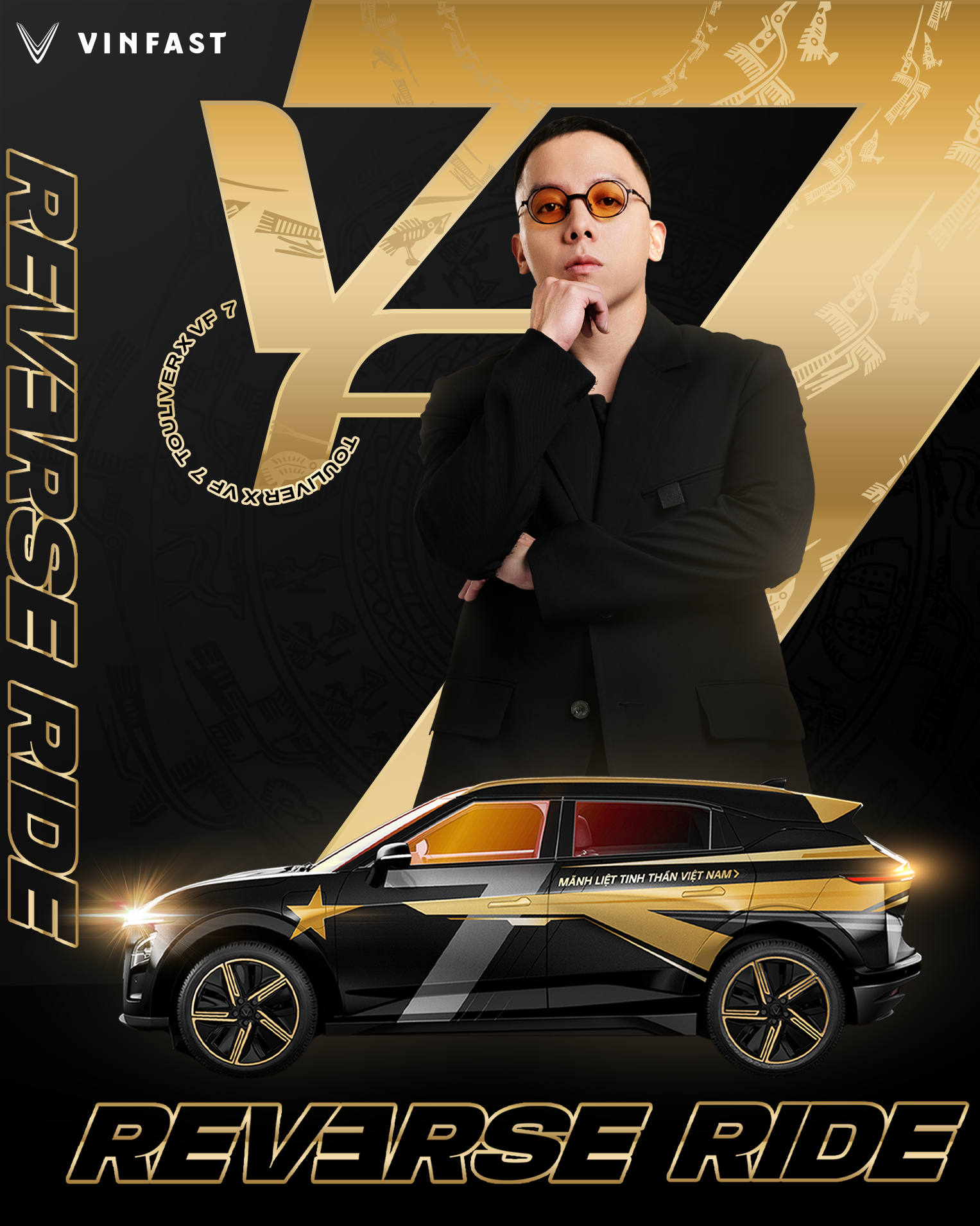 VinFast VF7 - reverse ride - touliver - remix - phù thủy âm nhạc - sáng tác - luxuo 1