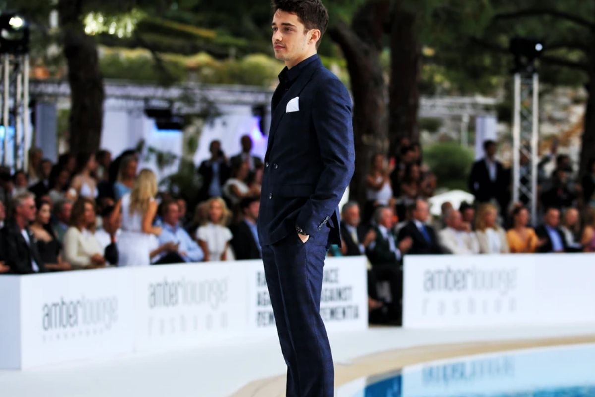 phong cách thời trang - thời trang cao cấp - đua xe công thức - formula f1 - motorsport - Charles Leclerc - Giorgio Armani - luxuo