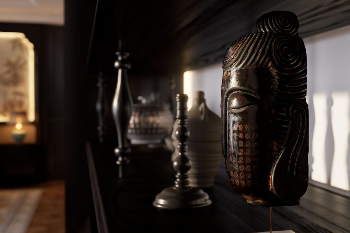 không gian sống - indochine - phong cách cổ điển - tinh thần hiện đại - mây tre nứa - sang trọng - luxuo 12