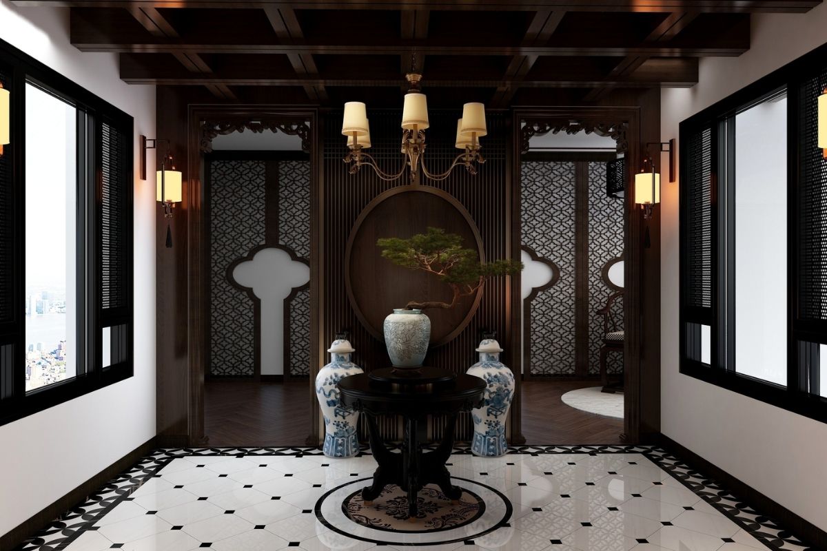 không gian sống - indochine - phong cách cổ điển - tinh thần hiện đại - mây tre nứa - sang trọng - luxuo 2