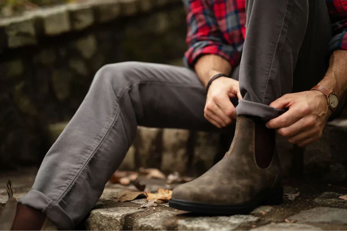 thời trang nam - 70s - cổ điển - phối đồ quần áo - chelsea boots - luxuo