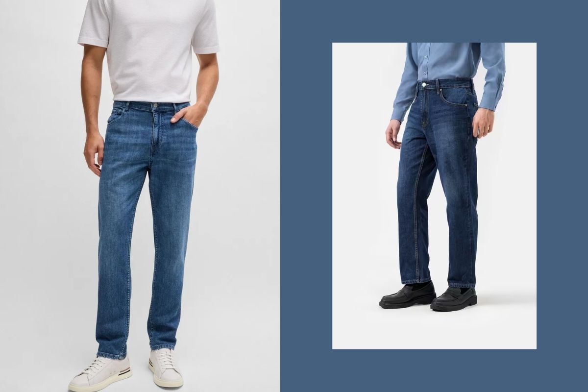 thời trang nam - phong cách thanh lịch - phối đồ - jeans dáng thẳng - luxuo fea