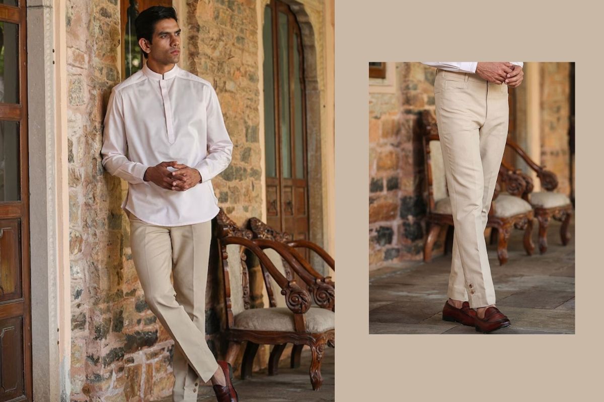 thời trang nam - phong cách thanh lịch - phối đồ - quần tây straight fit 1 - luxuo