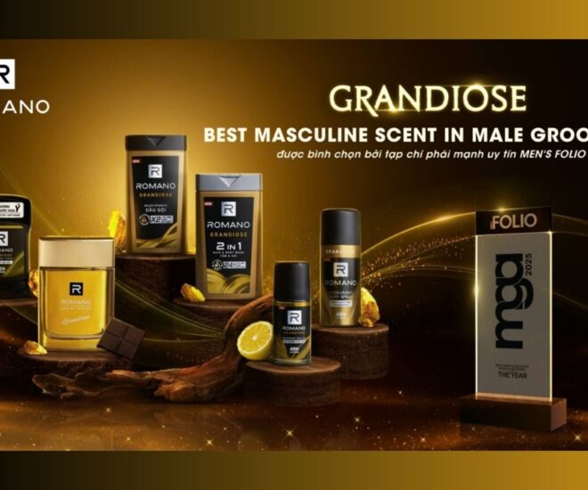 Romano Grandiose - Men’s Folio Grooming Awards - BEST MASCULINE SCENT IN MALE GROOMING - nước hoa - nam giới - đàn ông - luxuo fea