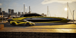 Du thuyền Lamborghini Tecnomar 101FT – Tinh thần siêu xe Fenomeno trên biển