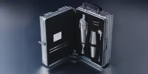 RIMOWA x Robbe & Berking — Chiếc vali biết pha cocktail