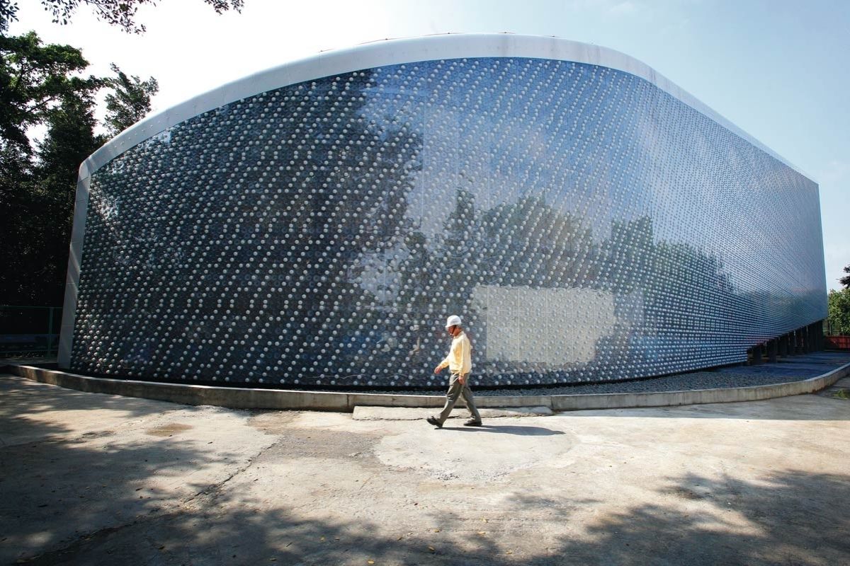 vật liệu tái chế - kiến trúc bền vững - công trình xanh - tái sử dụng vật liệu - luxuo 19