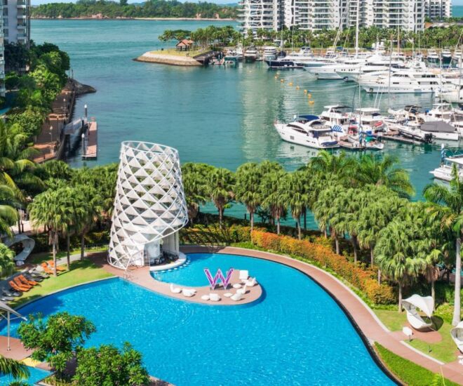 W Singapore - Sentosa Cove - khách sạn bền vững - trải nghiệm nghỉ dưỡng - luxuo fea